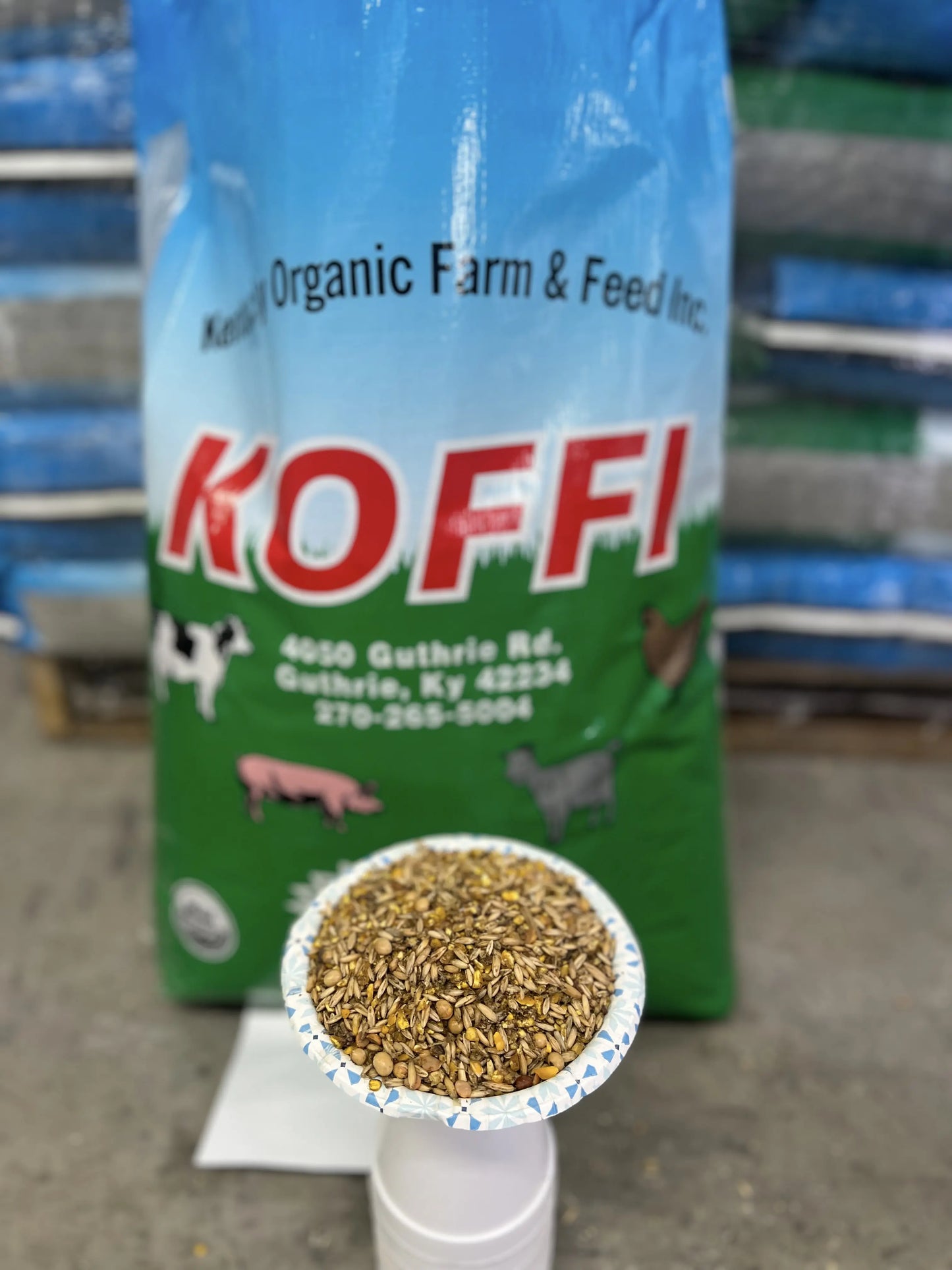 Organic Equine Grain Mix (12%) (50lb Bag) (Code 206)