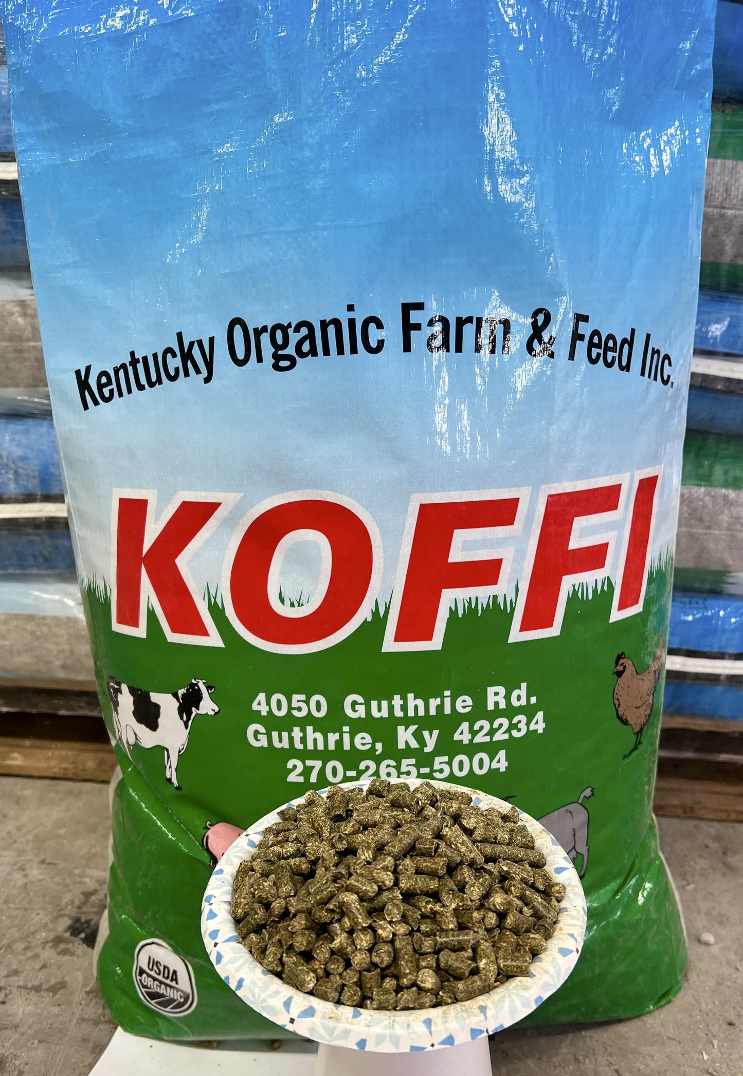 Organic Alfalfa Pellets (2,000lb Tote) (Code 1)