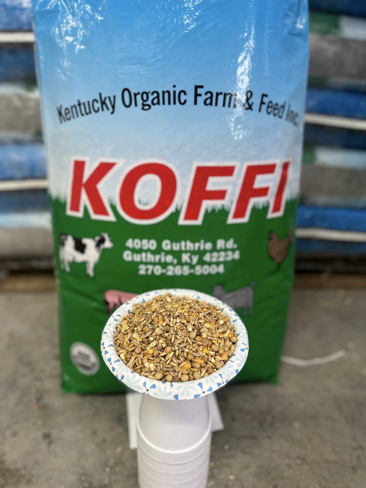 Organic Sheep Grain Mix (16%) (2,000lb Tote) (Code 237)