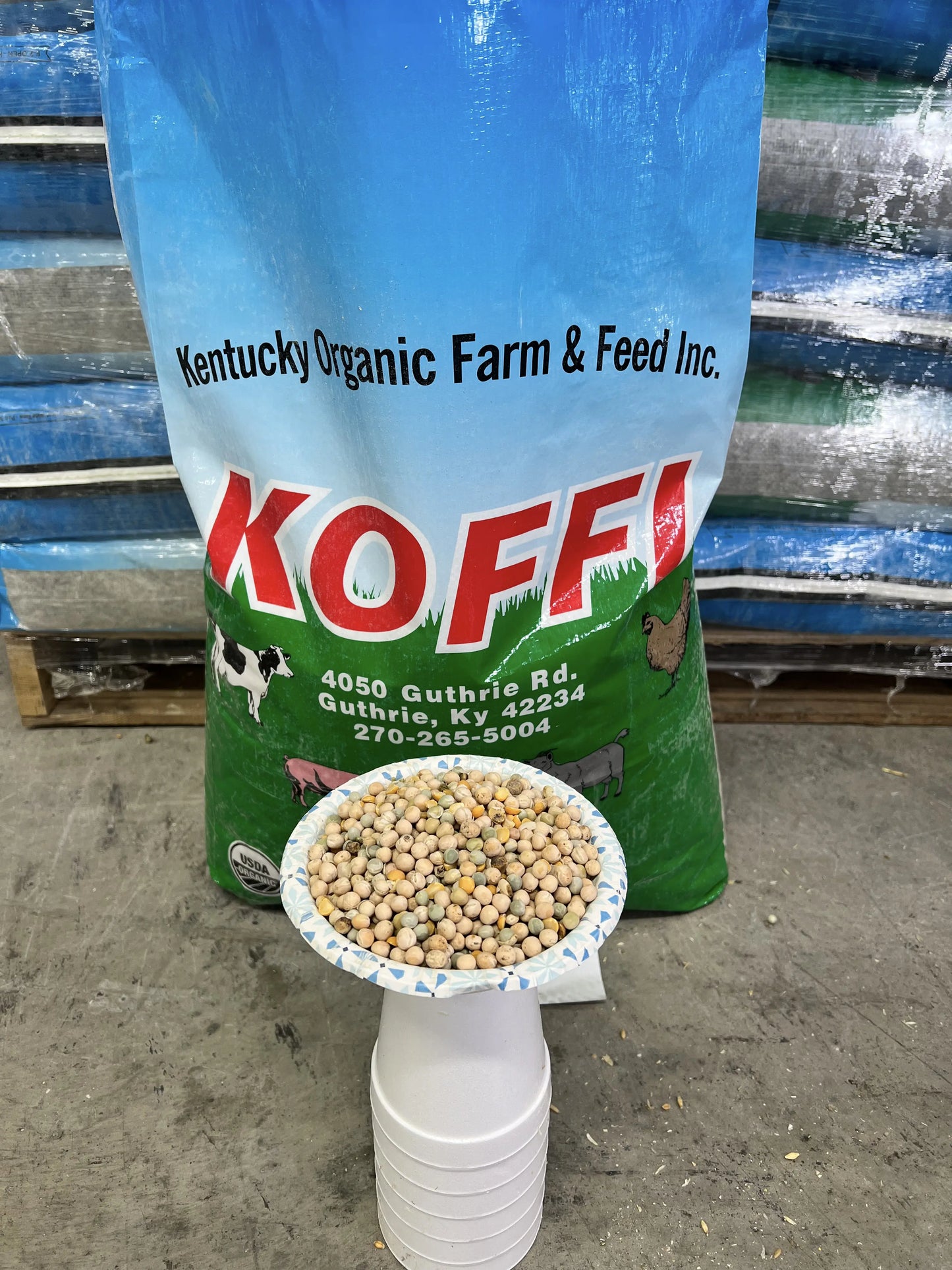 Organic Peas (50lb Bag) (Code 4)