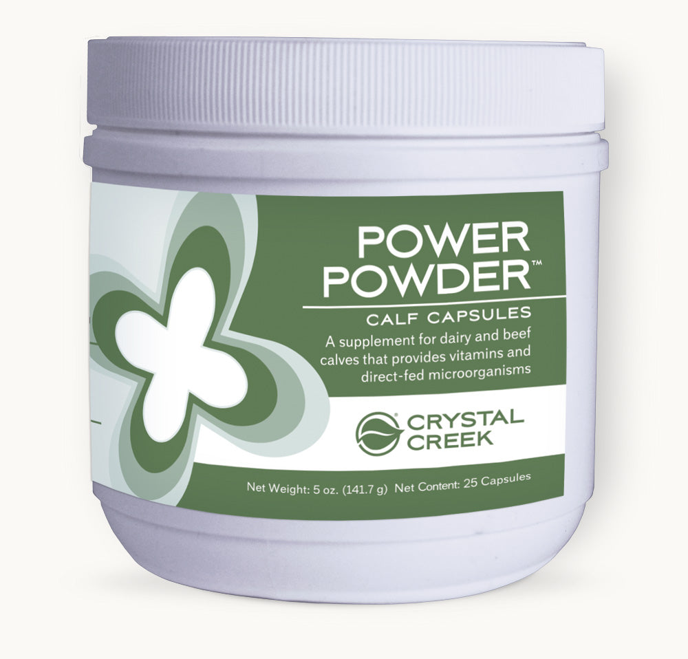 Crystal Creek® Power Powder™ Calf Capsules (25 Capsules)