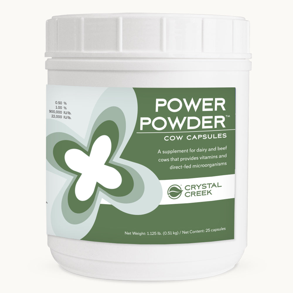 Crystal Creek® Power Powder™ Cow Capsules (25 Capsules)