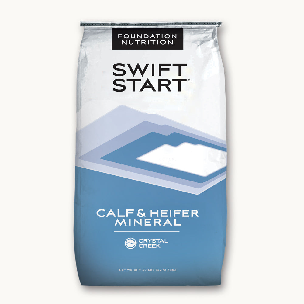 Crystal Creek® Swift Start® Calf & Heifer Mineral (50lb Bag)