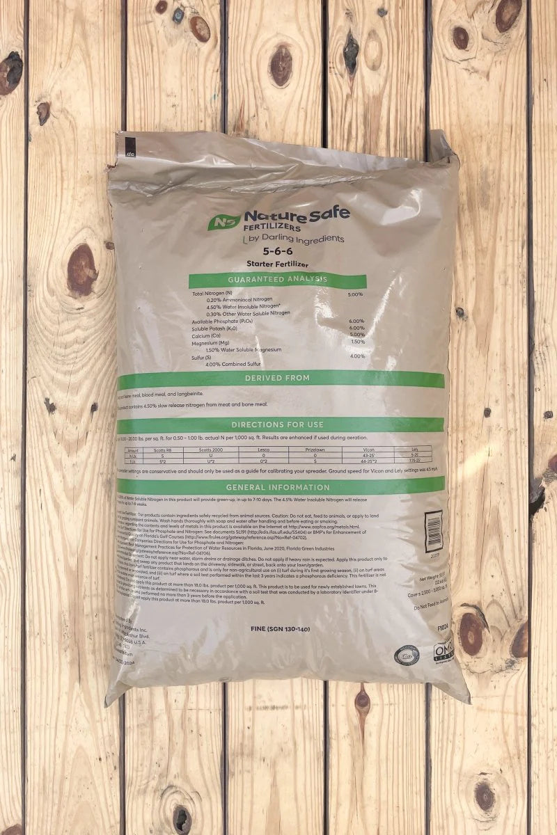 Nature Safe Starter Fertilizer (5-6-6) (50lb Bag)