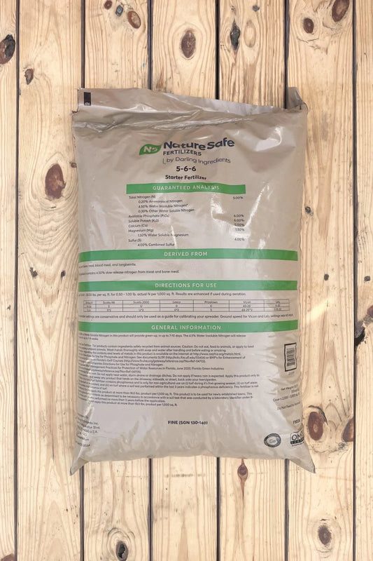 Nature Safe Starter Fertilizer (5-6-6) (50lb Bag)